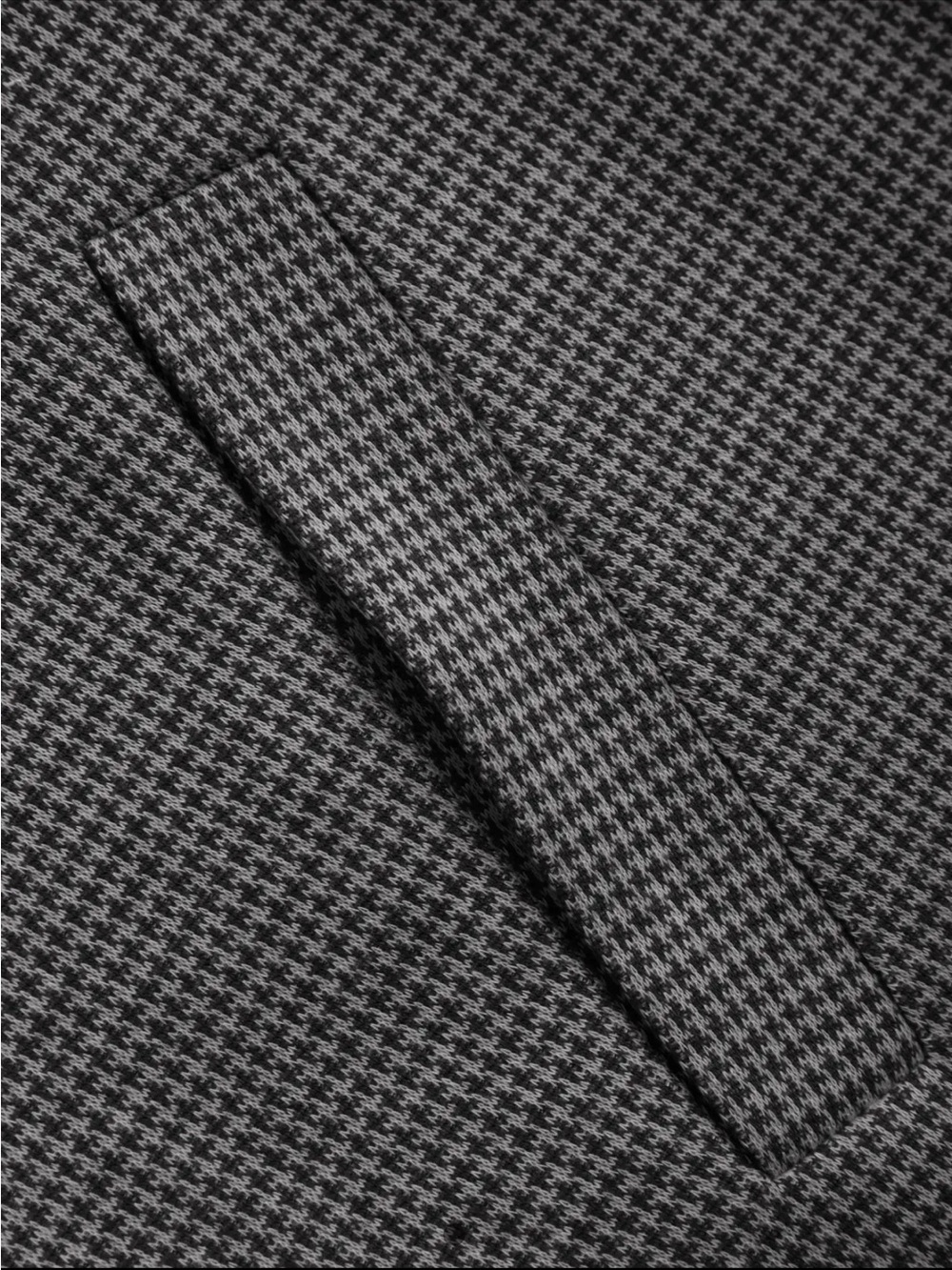 NWT CIDER PETER PAN COLLAR HOUNDSTOOTH BUTTON SHORT SLEEVE BLOUSE - Picture 3 of 11